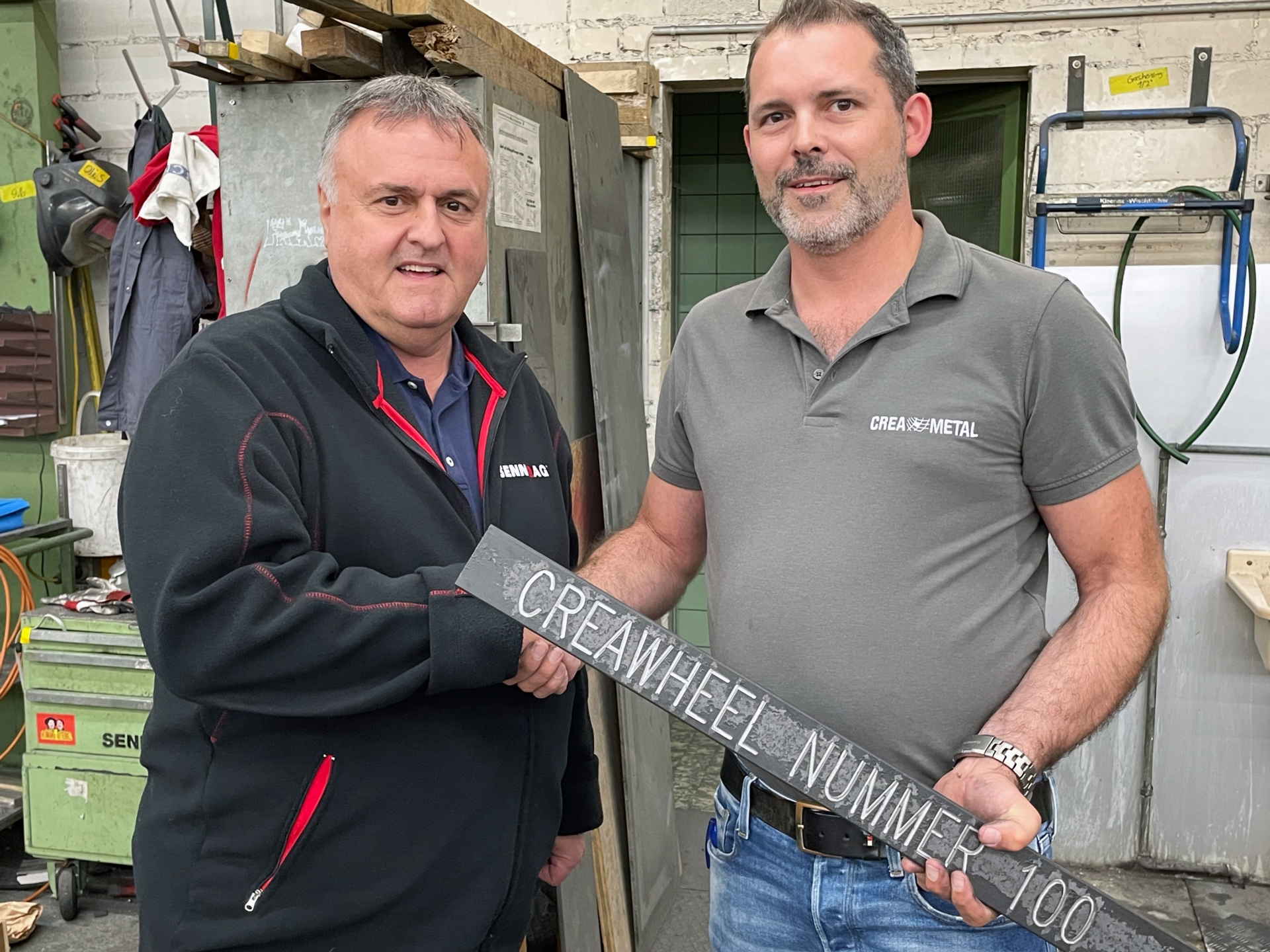 Newsletter 9/22 - Delivery of the 100th CREA-WHEEL