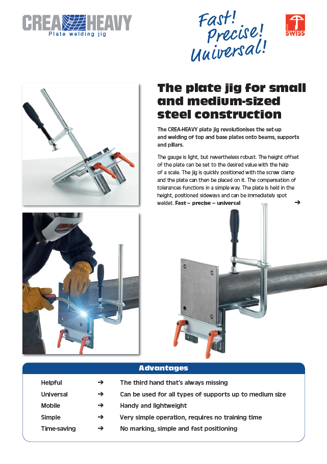 CREA-HEAVY The plate jig